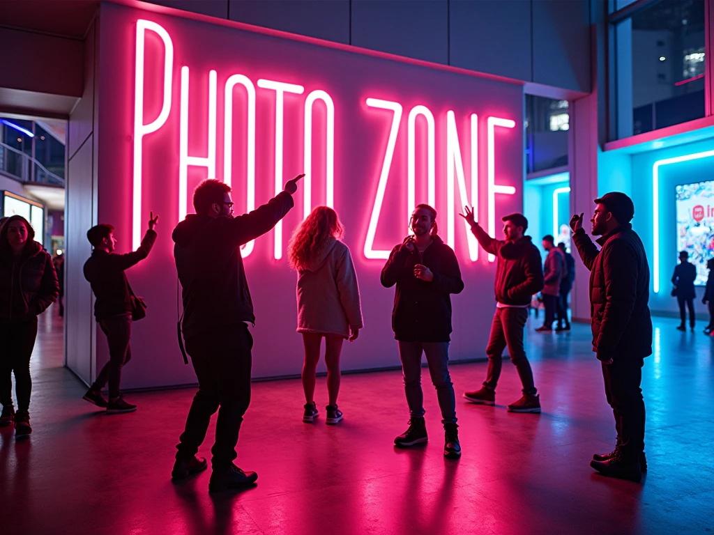 Neon Sign Photo Zone